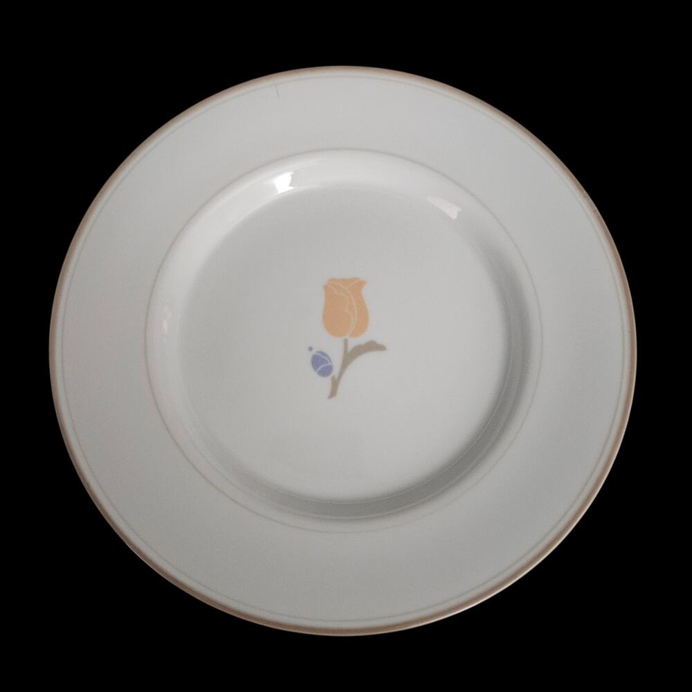 Dansk Tivoli La Tulipe Salad Plates Set of 2 Japan Floral Stoneware